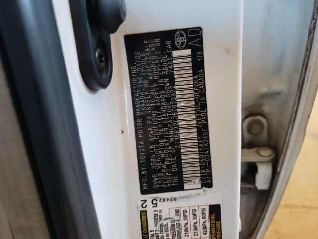 Photo 10 from auction – 2006 TOYOTA COROLLA CE with VIN 2T1BR32E36C625922