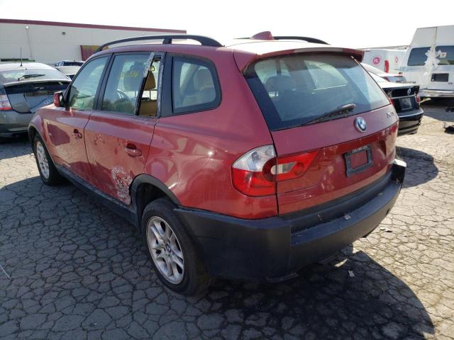 Photo 3 from auction – 2004 BMW X3 2.5I with VIN WBXPA73434WC44754