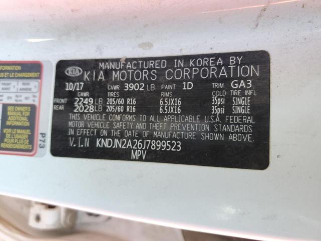 Photo 10 from auction – 2018 KIA SOUL with VIN KNDJN2A26J7899523