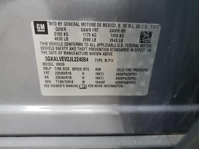 Photo 10 from auction – 2018 GMC TERRAIN SL with VIN 3GKALVEV2JL224084