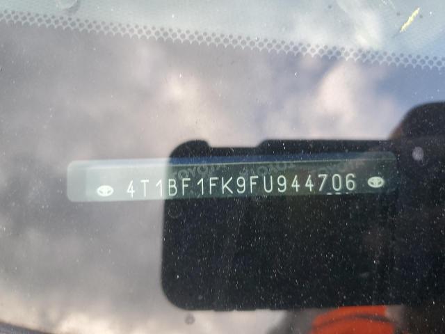 Photo 10 from auction – 2015 TOYOTA CAMRY LE with VIN 4T1BF1FK9FU944706