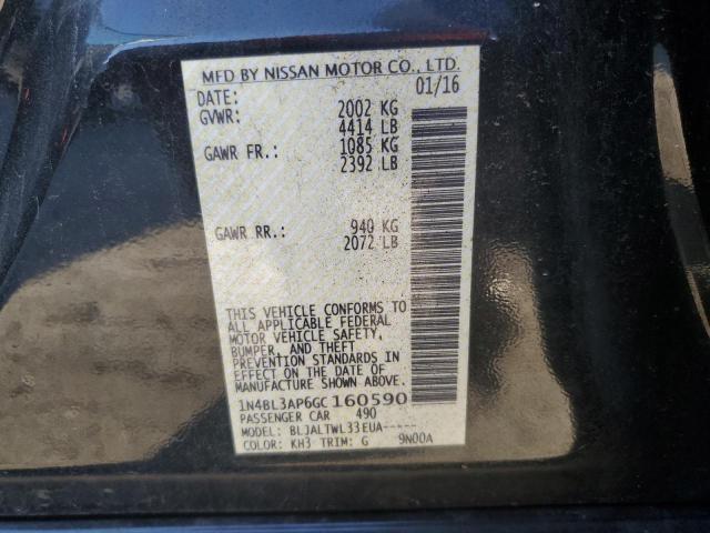 Photo 10 from auction – 2016 NISSAN ALTIMA 3.5 with VIN 1N4BL3AP6GC160590
