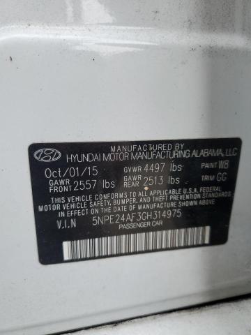 Photo 10 from auction – 2016 HYUNDAI SONATA SE with VIN 5NPE24AF3GH314975