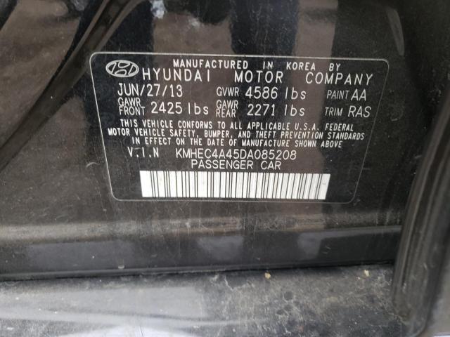 Photo 10 from auction – 2013 HYUNDAI SONATA HYB with VIN KMHEC4A45DA085208