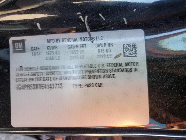 Zdjęcie 10 z aukcji – 2014 BUICK VERANO CON z VIN 1G4PR5SK0E4141713