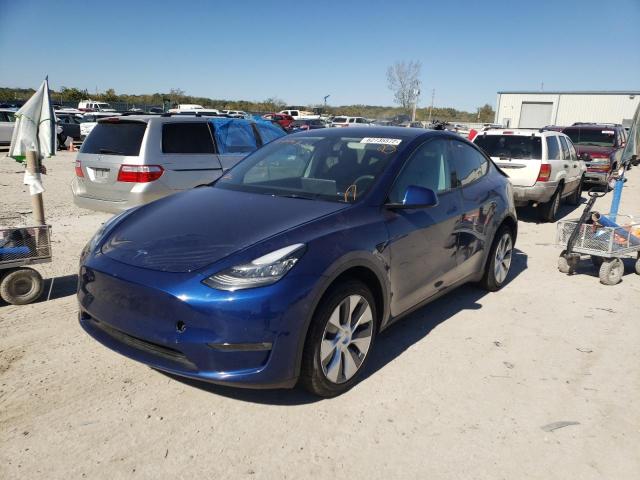 Photo 2 from auction – 2021 TESLA MODEL Y with VIN 5YJYGDEE5MF117493