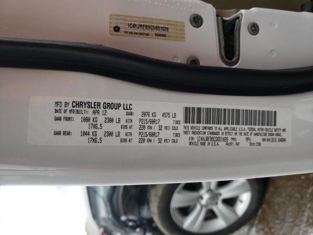 Photo 10 from auction – 2012 JEEP PATRIOT LA with VIN 1C4NJRFB9CD651026
