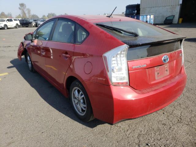 Photo 3 from auction – 2011 TOYOTA PRIUS with VIN JTDKN3DUXB0324536