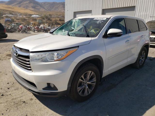 Photo 2 from auction – 2016 TOYOTA HIGHLANDER with VIN 5TDBKRFH3GS290343