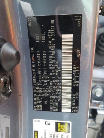 Photo 10 from auction – 2022 TOYOTA COROLLA CR with VIN 7MUAAAAG5NV002212