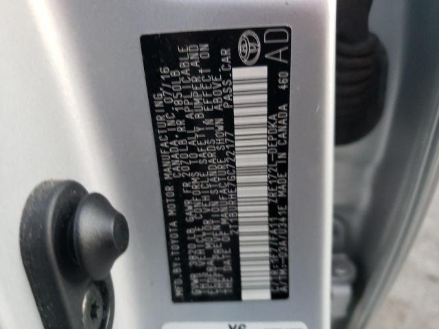 Photo 10 from auction – 2016 TOYOTA COROLLA L with VIN 2T1BURHE7GC722177