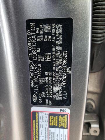 Photo 10 from auction – 2016 KIA SOUL with VIN KNDJN2A29G7365201