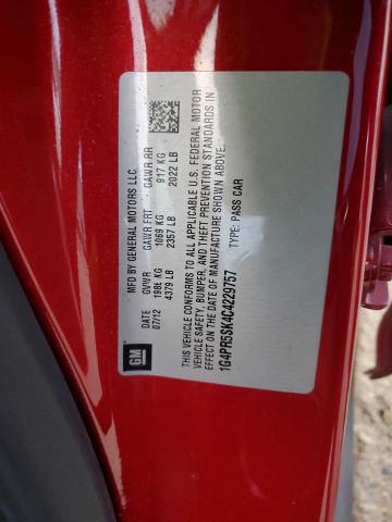 Photo 10 from auction – 2012 BUICK VERANO CON with VIN 1G4PR5SK4C4229757