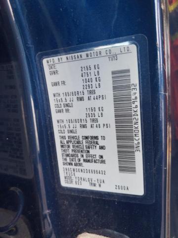 Photo 10 from auction – 2013 NISSAN NV200 2.5S with VIN 3N6CM0KN2DK696432