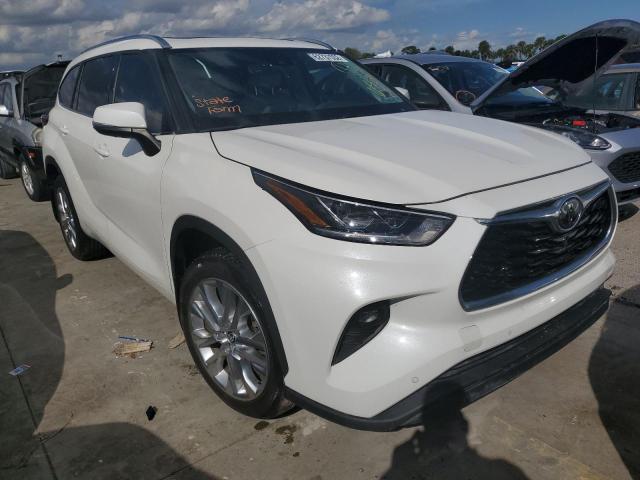 TOYOTA HIGHLANDER 2020 with VIN 5TDDZRBHXLS014665 - Photo from auction