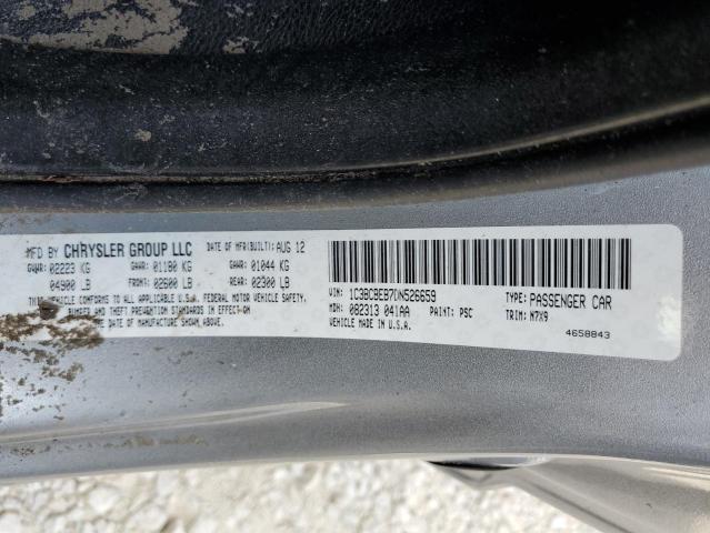 Photo 10 from auction – 2013 CHRYSLER 200 TOURIN with VIN 1C3BCBEB7DN526659