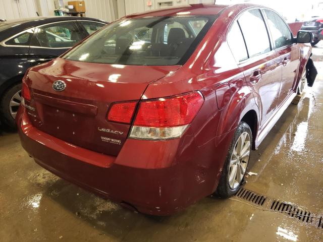 Photo 4 from auction – 2013 SUBARU LEGACY 2.5 with VIN 4S3BMCG66D3039043