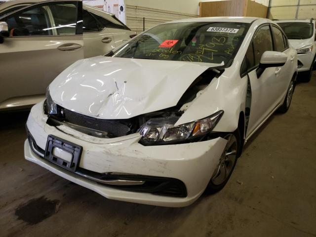 Photo 2 from auction – 2014 HONDA CIVIC LX with VIN 2HGFB2F51EH503785