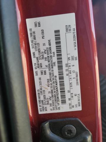 Photo 10 from auction – 2019 FORD F150 SUPER with VIN 1FTEW1E5XKFA85119