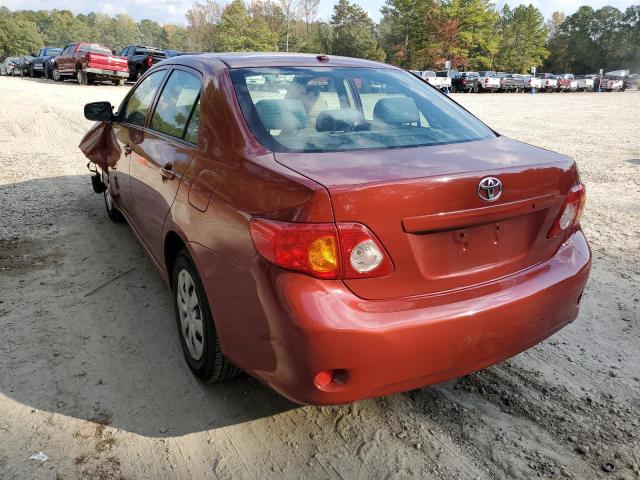 Photo 3 from auction – 2009 TOYOTA COROLLA BA with VIN JTDBL40E59J015152