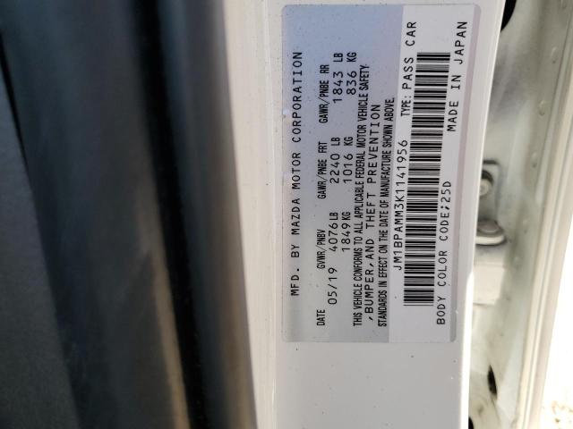 Photo 10 from auction – 2019 MAZDA 3 PREFERRE with VIN JM1BPAMM3K1141956