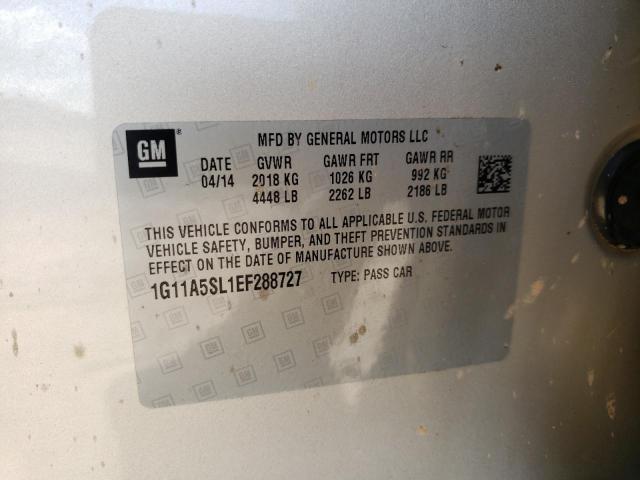 Photo 10 from auction – 2014 CHEVROLET MALIBU LS with VIN 1G11A5SL1EF288727