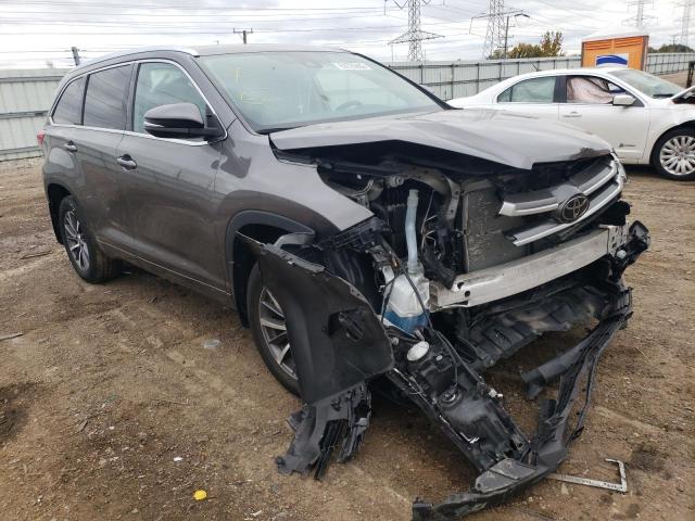 TOYOTA HIGHLANDER 2018 with VIN 5TDJZRFH9JS537251 - Photo from auction