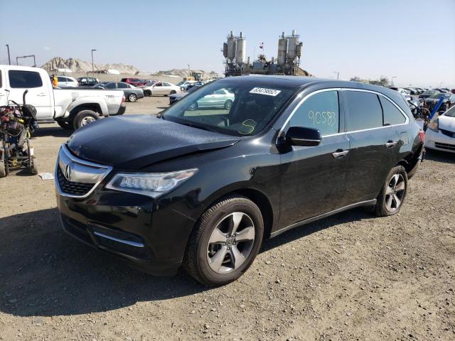 Photo 2 from auction – 2016 ACURA MDX with VIN 5FRYD3H26GB007544