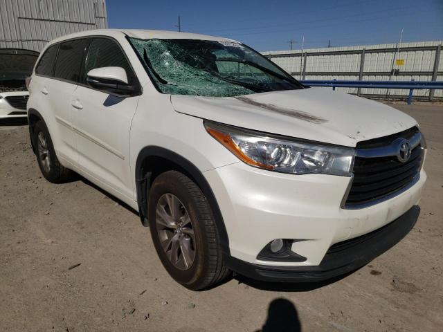 TOYOTA HIGHLANDER 2016 with VIN 5TDBKRFH3GS290343 - Photo from auction