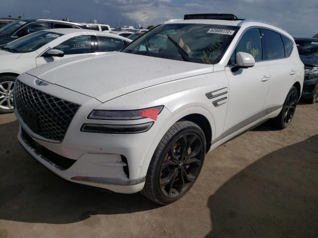 Photo 2 from auction – 2022 GENESIS GV80 BASE with VIN KMUHCESC1NU096779