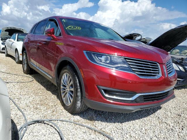 LINCOLN MKX SELECT 2017 with VIN 2LMPJ8KP0HBL32857 - Photo from auction