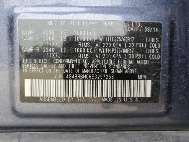 Foto 10 de la subasta – 2014 SUBARU OUTBACK 2. con VIN 4S4BRBNC6E3297256