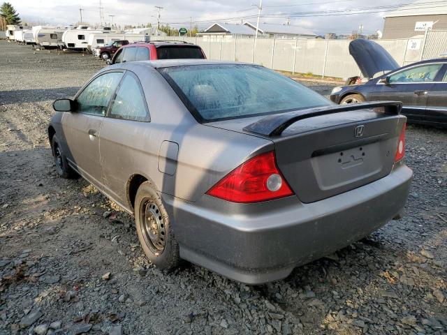 Photo 3 from auction – 2005 HONDA CIVIC DX with VIN 1HGEM22285L803750