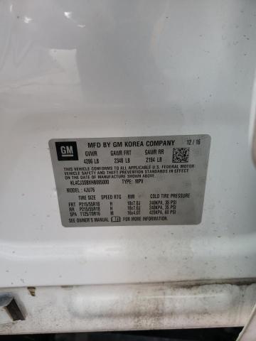 Photo 10 from auction – 2017 BUICK ENCORE with VIN KL4CJ3SBXHB085000