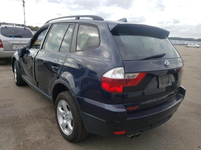 Photo 3 from auction – 2007 BMW X3 3.0SI with VIN WBXPC93407WF27493