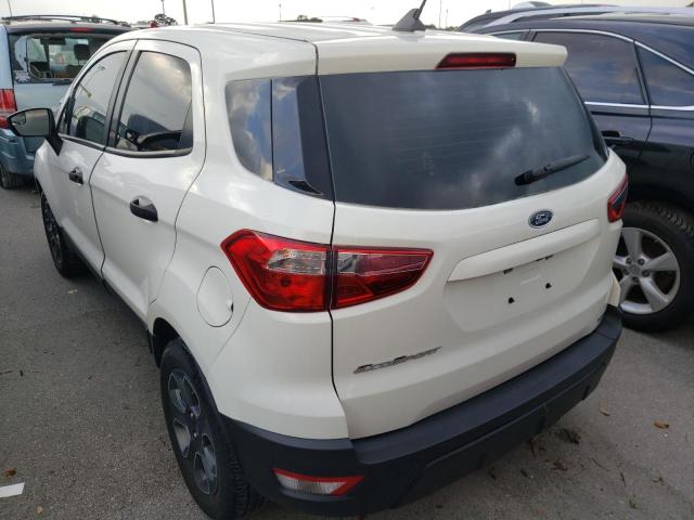 Photo 3 from auction – 2020 FORD ECOSPORT S with VIN MAJ3S2FEXLC338309
