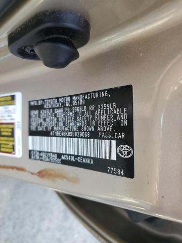 Photo 10 from auction – 2009 TOYOTA CAMRY BASE with VIN 4T1BE46K89U829068