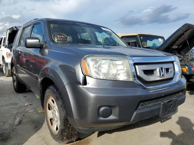 HONDA PILOT LX 2011 with VIN 5FNYF4H25BB075411 - Photo from auction