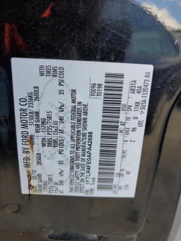 Photo 10 from auction – 2010 FORD RANGER SUP with VIN 1FTLR4FE0APA42688