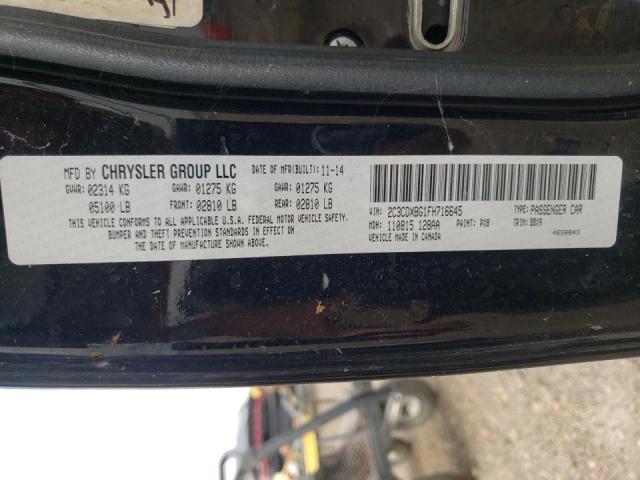 Photo 10 from auction – 2015 DODGE CHARGER SE with VIN 2C3CDXBG1FH716645