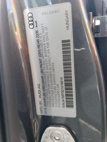 Photo 10 from auction – 2016 AUDI A3 PREMIUM with VIN WAUA7GFF3G1016814