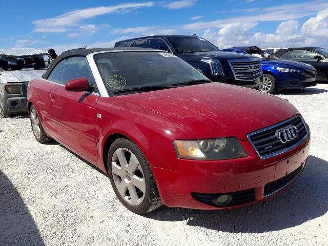 AUDI A4 QUATTRO 2005 with VIN WAUDT48H25K008166 - Photo from auction