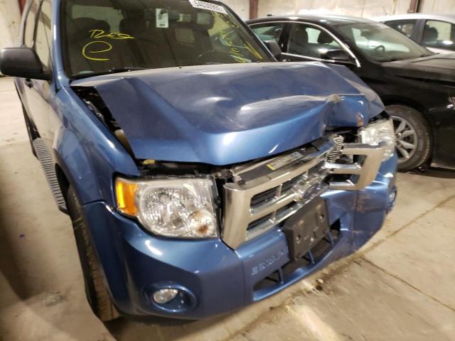 Photo 9 from auction – 2009 FORD ESCAPE XLT with VIN 1FMCU93769KB10403
