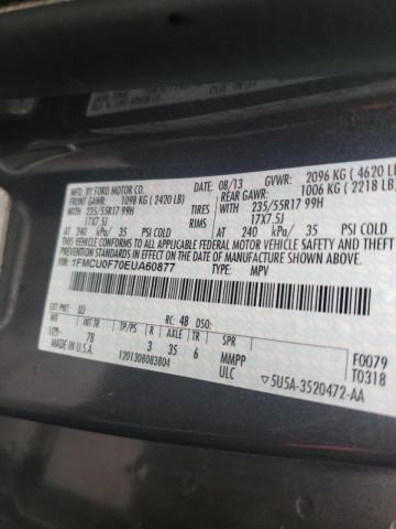 Photo 10 from auction – 2014 FORD ESCAPE S with VIN 1FMCU0F70EUA60877