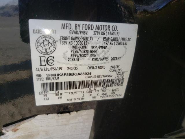 Photo 10 from auction – 2011 FORD EXPLORER L with VIN 1FMHK8F89BGA88934