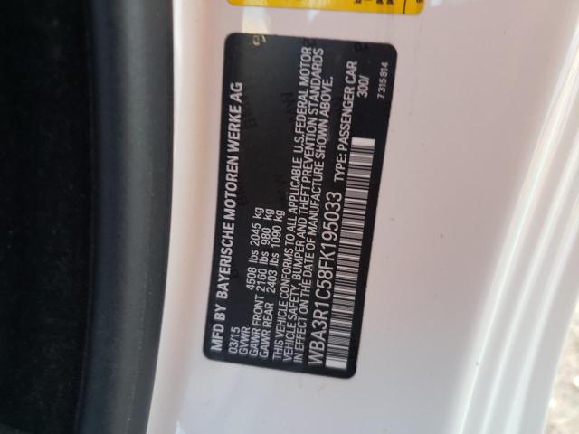 Photo 10 from auction – 2015 BMW 435 I with VIN WBA3R1C58FK195033