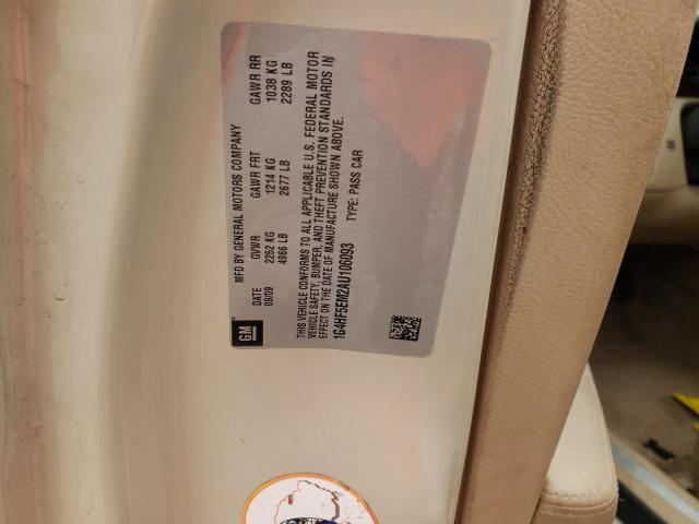 Photo 10 from auction – 2010 BUICK LUCERNE CX with VIN 1G4HF5EM2AU106093