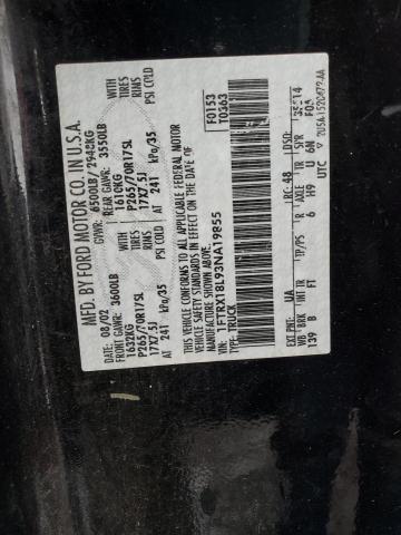 Photo 10 from auction – 2003 FORD F150 with VIN 1FTRX18L93NA19855