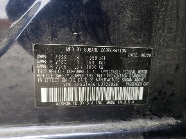 Photo 10 from auction – 2020 SUBARU IMPREZA with VIN 4S3GTAB61L3722996