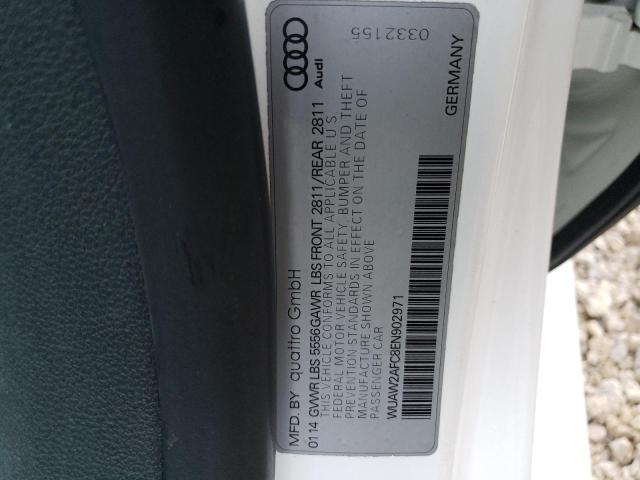 Photo 10 from auction – 2014 AUDI RS7 with VIN WUAW2AFC8EN902971